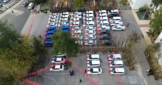 Siirt te 68 araç kolluk kuvvetlerine teslim edildi Siirt Haberleri