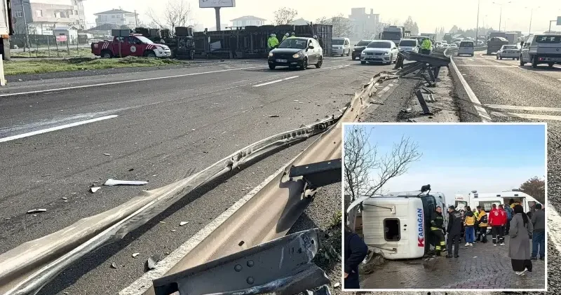 Tır ile panelvan çarpıştı: Kazada 5 kişi yaralandı Tekirdağ Haberleri