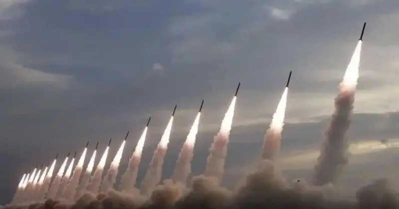 Sarı Deniz de sıcak gelişme, roketler peş peşe fırlatıldı!