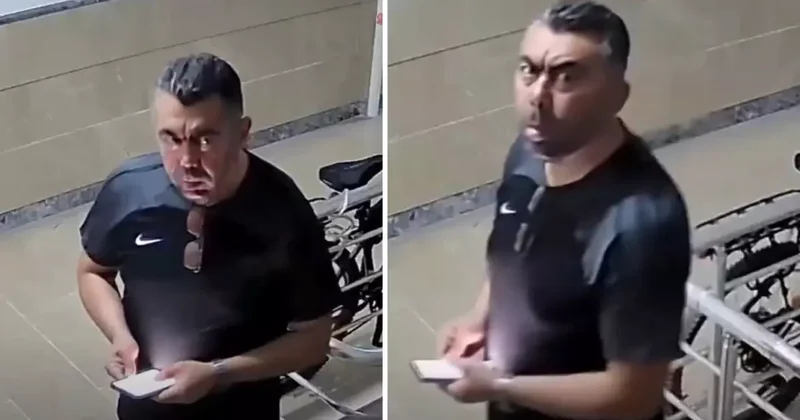 Apartman görevlisinin eşini öldüren emekli başçavuşun korku filmlerini andıran görüntüsü