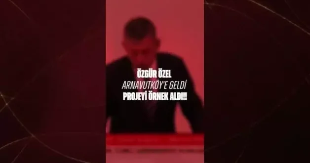 Özgür Özel in Okullara Su Sebili vaadi: Projeyi Arnavutköy Belediyesi zaten hayata geçirmiş