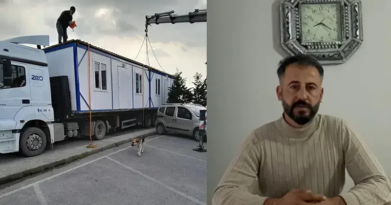 Depremde işçiye verilen konteyner için icra takibi