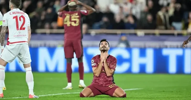 Fransa da büyük hüsran! Aslan, Monaco ya boyun eğdi