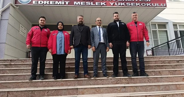 T3 Vakfı dan Edremit Meslek Yüksekokulu na TEKNOFEST ziyareti Balıkesir Haberleri