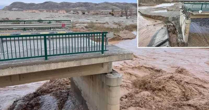 Irak ı yoğun yağış vurdu: Aksu Köprüsü selde çöktü Dünya Haberleri