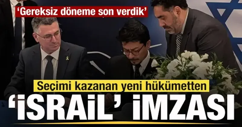 Seçimi kazanan Rodrigo Paz dan İsrail adımı! İmzalar atıldı! Gereksiz döneme son verdik