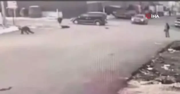 Gaziantep te kavşakta meydana gelen kaza herkesi korkuttu