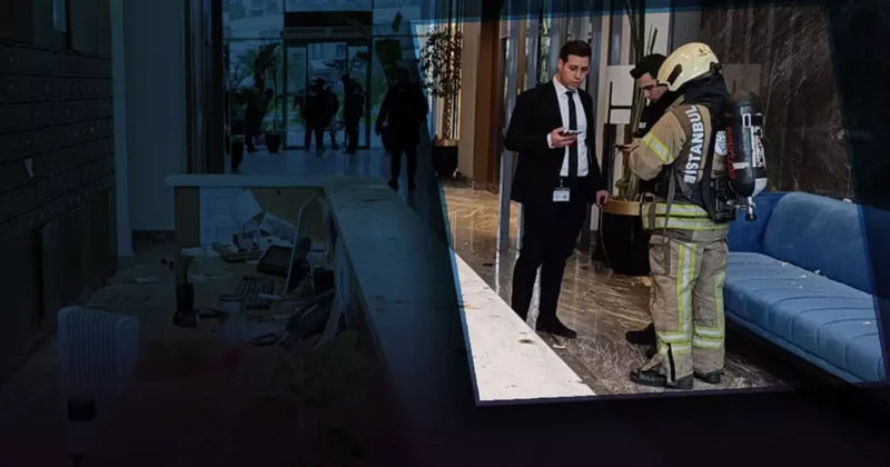 İstanbul da sitede yürekler ağza geldi! Kargo paketi paniğinde yaralılar var