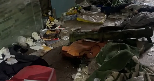 Halep te terör örgütünün karargaha çevirdiği hastane görüntülendi VİDEO İZLE