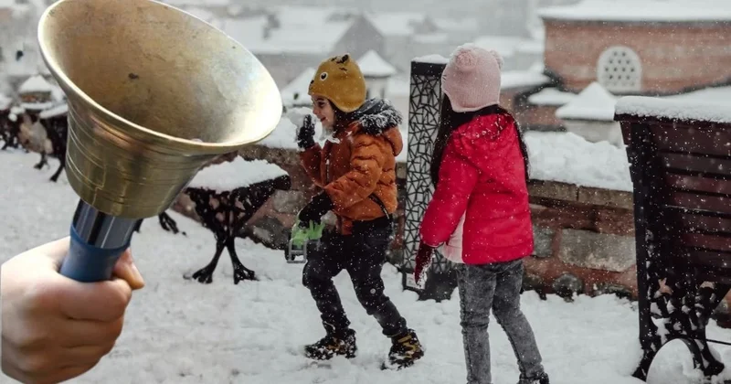 Kar etkisini artırdı, ilk tatil haberi geldi Sözcü Gazetesi