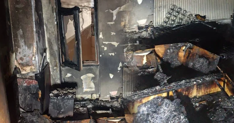 Diyarbakır da 10 kişi otel yangınındaki dumandan hastanelik oldu