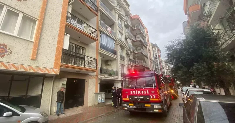 Aspiratörden çıkan yangın panikletti