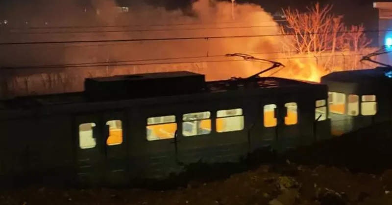 Yenibosna Metro İstasyonunda yangın paniği