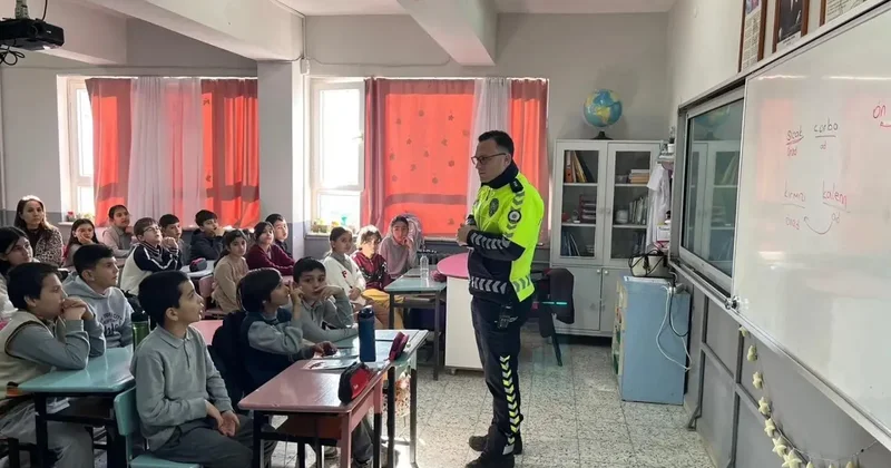 Nazilli’de öğrencilere güvenli trafik eğitimi