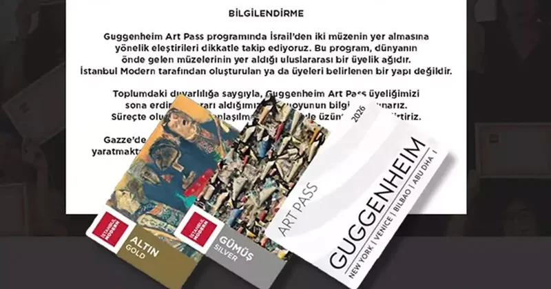 İstanbul Modern den İsrail kararı