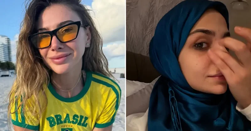 Bahar Şahin başını örtüp Şeyma Subaşı nı tiye aldı