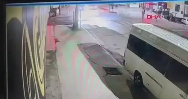 Tokat ta kırmızı ışıkta geçen motosikletli kazaya davetiye çıkardı