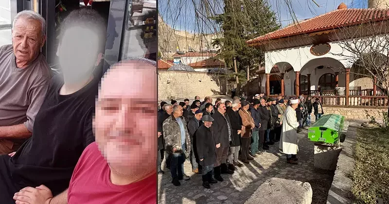 Tokat ta oğlunun öldürdüğü baba defnedildi