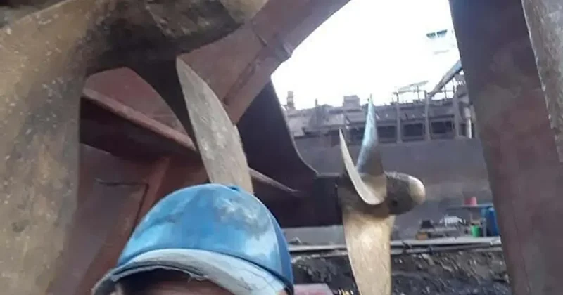 Aliağa Gemi Söküm Bölgesi nde iş kazası; 1 işçi öldü