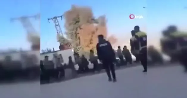 Suriye de Şeyh Maksud mahallesinden 400 teröristin kovulduğu anlar