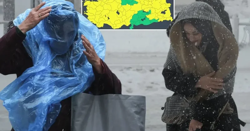 68 kentte sarı alarm! Sıcaklıklar 7 derece düşecek, İstanbul da kar aniden bastıracak