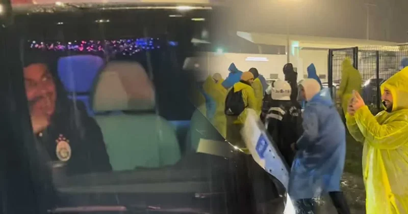 Görüntüler ortaya çıktı: Derbi çıkışında yaşandı