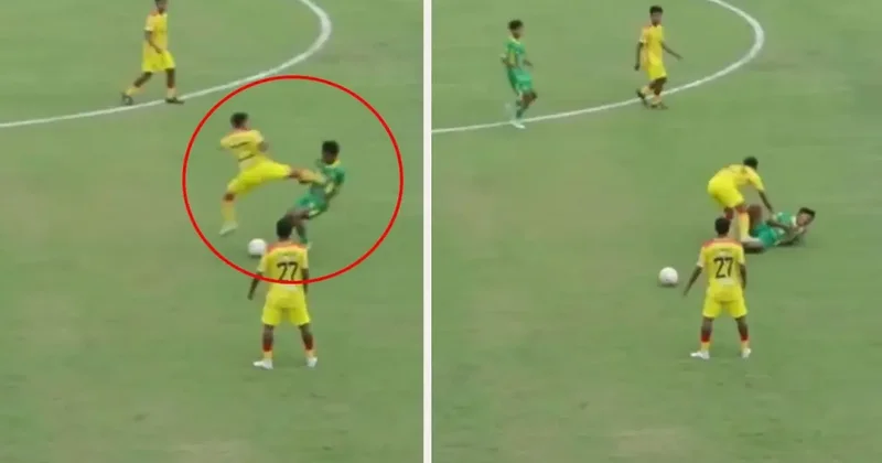 Rakibine yaptığı faul pahalıya patladı: Ömür boyu futboldan men