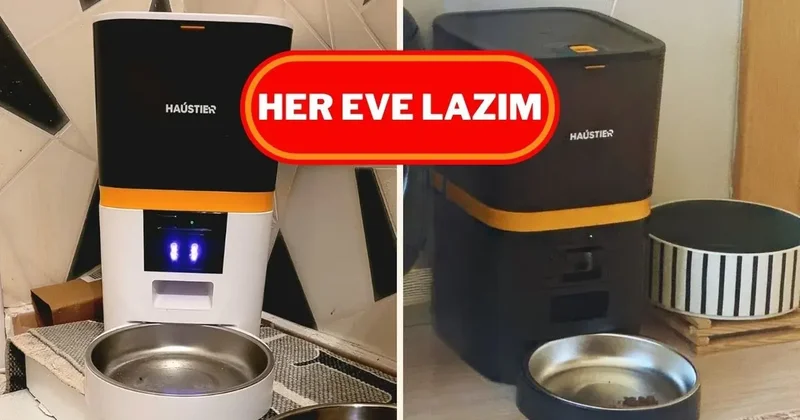 Evde yokken bile yanında olun: Haustier otomatik mama kabındaki fırsatı kaçırmayın