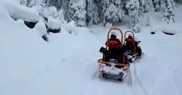 Kartalkaya da nefes kesen tatbikat: JAK timleri zorlu kış şartlarında göreve hazır VİDEO İZLE
