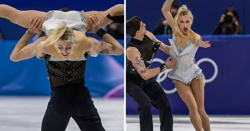 Buz pistinde skandalın eşiğinden dönüldü! Elbisesi yırtıldı, milyonlar nefesini tuttu!