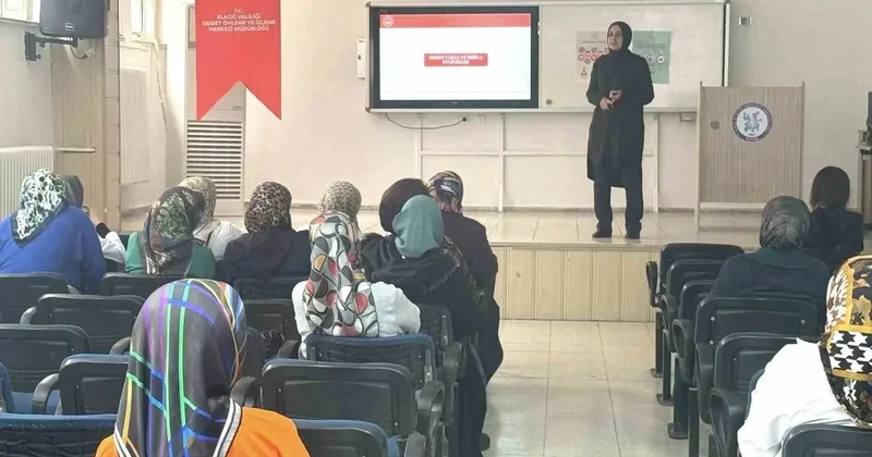 Elazığ’da kadına yönelik şiddetle mücadele eğitimi verildi