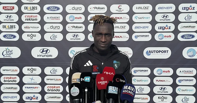 Kocaelisporlu Daniel Agyei: 2 haneli sayılara ulaşmak istiyorum