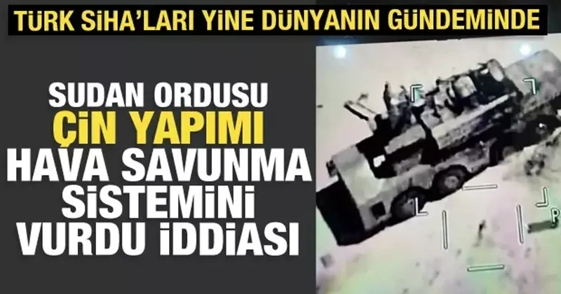 Sudan a ait AKINCI TİHA, Çin yapımı FK 2000 hava savunma sistemini vurdu