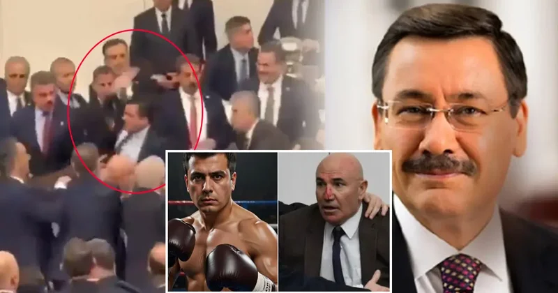 TBMM deki Osman Gökçek Mahmut Tanal kavgasına Melih Gökçek ten paylaşım: Nakavt