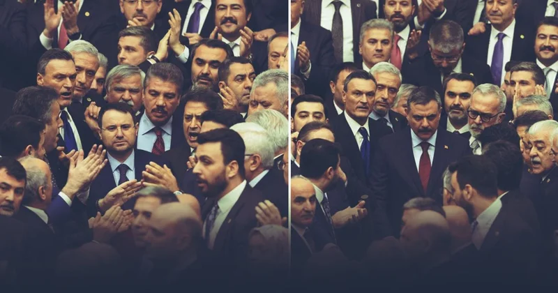 CHP li vekillerden TBMM de kürsü provokasyonu