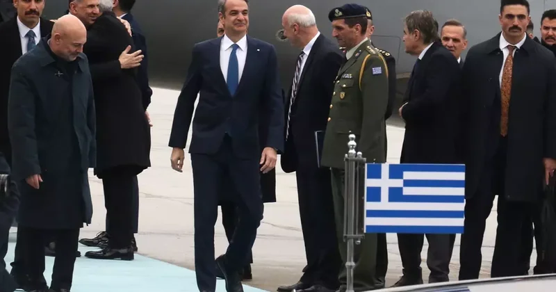 Yunanistan Başbakanı Miçotakis, Cumhurbaşkanı Erdoğan ile görüşmek üzere Ankara da