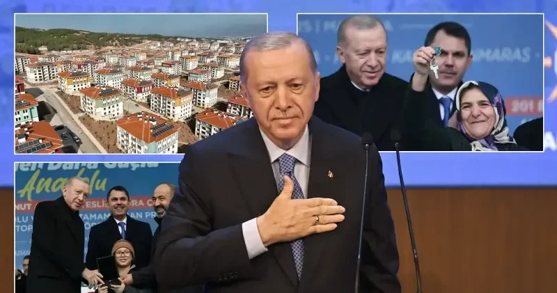 Cumhurbaşkanı Erdoğan müjdeledi Bakan Kurum detayları paylaştı: Deprem konutlarının yüzde 65’i devletten, 18 yıl sabit taksit Gündem Haberleri