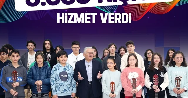 büyükşehir konservatuvarı 2025 yılında 5 bin 655 kişiye sanatla dokundu Kayseri Haberleri