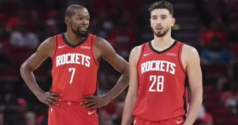 102 sayılık galibiyette Alperen Şengün Kevin Durant işbirliği: Parkeyi dar ettiler