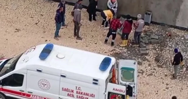 Yüksekten düşen inşaat işçisi yaralandı Adıyaman Haberleri