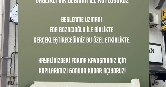 Ereğli de ücretsiz diyetisyen desteği ve vücut analizi etkinliği Zonguldak Haberleri