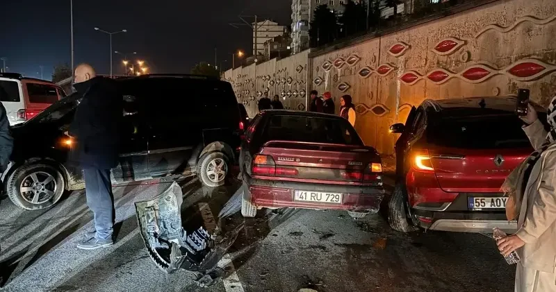 Samsun’da 5 araç zincirleme kazaya karıştı: Bir kişi yaralandı Gündem Haberleri