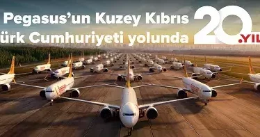 Pegasus un Kıbrıs uçuşları 20 yaşında