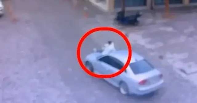 Kaputta tehlikeli yolculuk: Sürücüye ağır ceza VİDEO İZLE