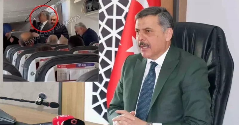 Mustafa Çiftçi, Erzurum dan Ankara ya tarifeli uçakla geldi