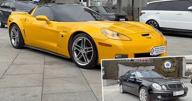 Toplam değeri 65 milyon lirayı bulan 11 lüks araca el konuldu: 14 şüpheli gözaltına alındı