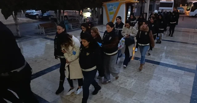 Şanlıurfa da fuhuş operasyonunda gözaltına alınan 31 şüpheli adliyeye sevk edildi Şanlıurfa Haberleri