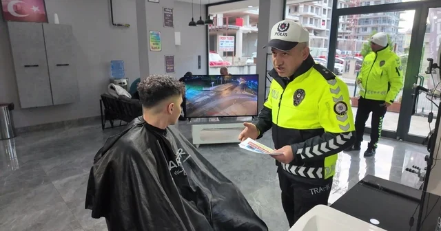 Ordu da kuaför salonlarında trafik güvenliği projesi Ordu Haberleri