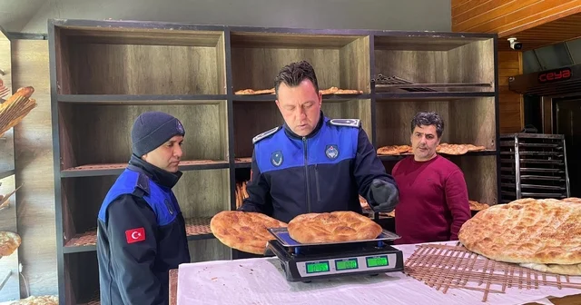 Bayburt ta fırınlara hijyen ve gramaj denetimi Bayburt Haberleri