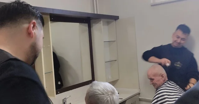 Bolu da huzurevi sakinlerine bayram traşı Bolu Haberleri